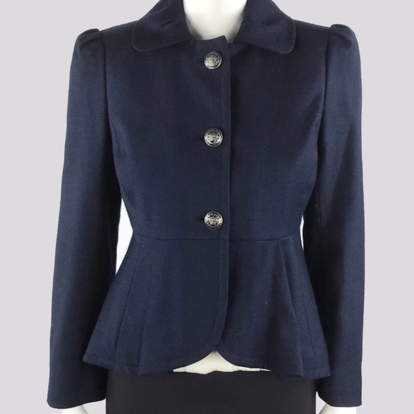 Juicy Couture Jackets & Blazers - Juicy couture wool blend peplum jacket